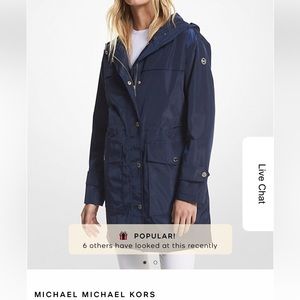 MK Animal print raincoat